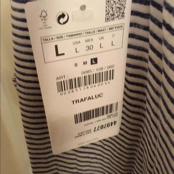 NWT Zara Trafaluc Top Large - Picture 3 of 3